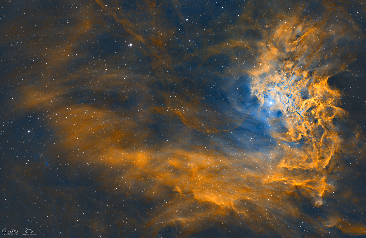 Ejemplo de Nebulosa en Banda Estrecha